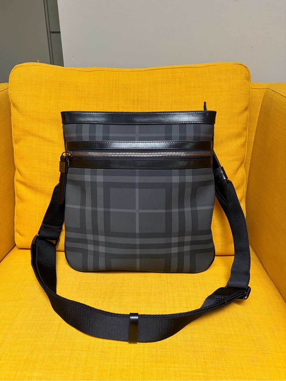 GUC Burberry Check Crossbody Bag